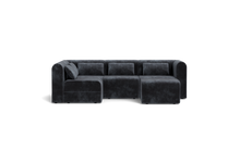 Load image into Gallery viewer, Atmosphere Sleeper Sofa &amp; Sectional - Rounded Backrest - Carbon
