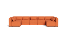 Load image into Gallery viewer, Atmosphere Sleeper Sofa &amp; Sectional - Rounded Backrest - Tangerine
