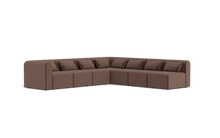 Charger l'image dans la galerie, Atmosphere - Sectional - Rounded Backrest - Chocolate
