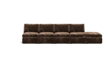 Load image into Gallery viewer, Ciello XL - Sofa - Espresso - High Angled
