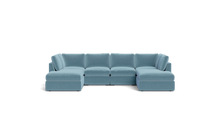 Load image into Gallery viewer, Ciello - Sectional - Aqua - High Angled
