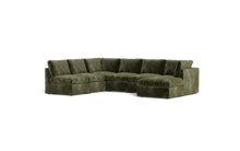 Load image into Gallery viewer, Ciello XL - Sectional - Sage - High Angled
