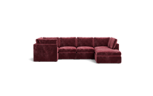 Load image into Gallery viewer, Ciello XL - Sectional - Bordeaux - High Angled
