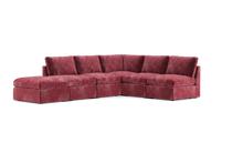 Load image into Gallery viewer, Ciello XL - Sectional - Bordeaux - High Angled
