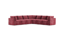 Load image into Gallery viewer, Ciello - Sectional - Bordeaux - High Angled
