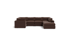 Load image into Gallery viewer, Ciello XL - Sectional - Chocolate - Regular Backrest
