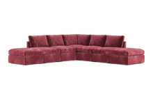 Load image into Gallery viewer, Ciello XL - Sectional - Bordeaux - High Angled

