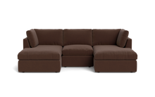 Load image into Gallery viewer, Ciello XL - Sofa - Chocolate - High Angled
