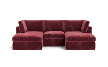Load image into Gallery viewer, Ciello XL - Sofa - Bordeaux - High Angled
