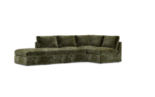 Load image into Gallery viewer, Ciello XL - Sectional - Sage - High Angled
