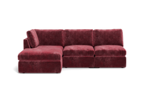 Load image into Gallery viewer, Ciello XL - Sofa - Bordeaux - High Angled
