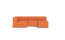 Load image into Gallery viewer, Atmosphere Sleeper Sofa &amp; Sectional - Regular Backrest - Tangerine
