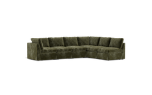 Load image into Gallery viewer, Ciello - Sectional - Sage - High Angled
