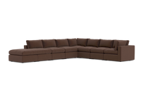 Load image into Gallery viewer, Ciello XL - Sectional - Chocolate - Regular Backrest

