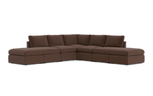 Load image into Gallery viewer, Ciello XL - Sectional - Chocolate - High Angled
