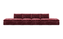 Load image into Gallery viewer, Ciello XL - Sofa - Bordeaux - High Angled
