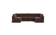 Load image into Gallery viewer, Ciello XL - Sectional - Chocolate - High Angled
