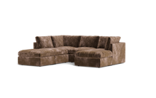 Load image into Gallery viewer, Ciello XL - Sectional - Espresso - High Angled
