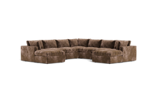 Load image into Gallery viewer, Ciello XL - Sectional - Espresso - Regular Backrest
