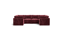 Load image into Gallery viewer, Ciello XL - Sectional - Bordeaux - High Angled
