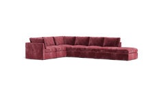 Load image into Gallery viewer, Ciello XL - Sectional - Bordeaux - High Angled
