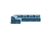 Load image into Gallery viewer, Atmosphere Sleeper Sofa &amp; Sectional - Rounded Backrest - Harbour Blue
