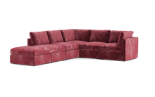 Load image into Gallery viewer, Ciello XL - Sectional - Bordeaux - High Angled
