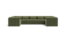 Load image into Gallery viewer, Atmosphere Sleeper Sofa &amp; Sectional - Rounded Backrest - Cypress Green
