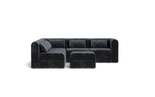 Load image into Gallery viewer, Atmosphere Sleeper Sofa &amp; Sectional - Rounded Backrest - Carbon
