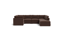 Load image into Gallery viewer, Ciello XL - Sectional - Chocolate - High Angled
