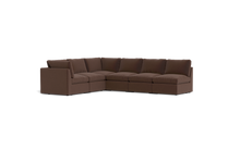 Load image into Gallery viewer, Ciello XL - Sectional - Chocolate - High Angled
