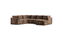 Load image into Gallery viewer, Ciello XL - Sectional - Espresso - High Angled
