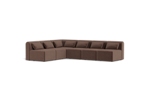 Charger l'image dans la galerie, Atmosphere - Sectional - Rounded Backrest - Chocolate
