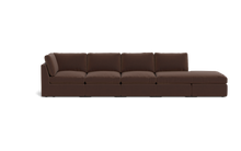 Load image into Gallery viewer, Ciello XL - Sofa - Chocolate - High Angled
