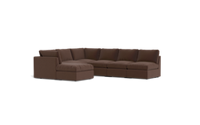 Load image into Gallery viewer, Ciello - Sectional - Chocolate - High Angled
