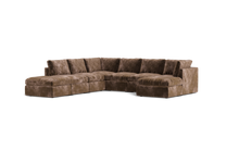 Load image into Gallery viewer, Ciello XL - Sectional - Espresso - High Angled
