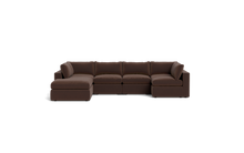 Load image into Gallery viewer, Ciello XL - Sectional - Chocolate - Regular Backrest
