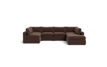 Load image into Gallery viewer, Ciello XL - Sectional - Chocolate - Regular Backrest
