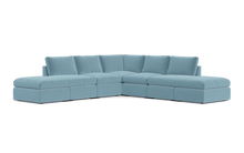 Load image into Gallery viewer, Ciello XL - Sectional - Aqua - High Angled
