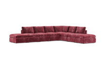 Load image into Gallery viewer, Ciello XL - Sectional - Bordeaux - High Angled
