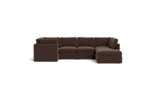 Load image into Gallery viewer, Ciello - Sectional - Chocolate - High Angled
