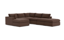 Load image into Gallery viewer, Ciello XL - Sectional - Chocolate - Regular Backrest
