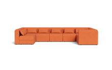 Load image into Gallery viewer, Atmosphere Sleeper Sofa &amp; Sectional - Rounded Backrest - Tangerine
