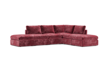 Load image into Gallery viewer, Ciello XL - Sectional - Bordeaux - High Angled
