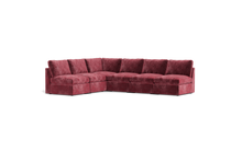Load image into Gallery viewer, Ciello XL - Sectional - Bordeaux - High Angled
