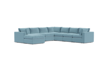 Load image into Gallery viewer, Ciello XL - Sectional - Aqua - Regular Backrest
