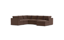 Load image into Gallery viewer, Ciello XL - Sectional - Chocolate - High Angled
