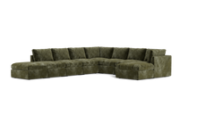 Load image into Gallery viewer, Ciello XL - Sectional - Sage - High Angled
