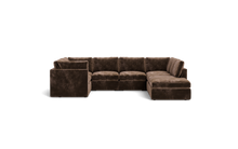 Load image into Gallery viewer, Ciello XL - Sectional - Espresso - High Angled

