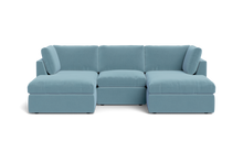 Load image into Gallery viewer, Ciello - Sofa - Aqua - High Angled
